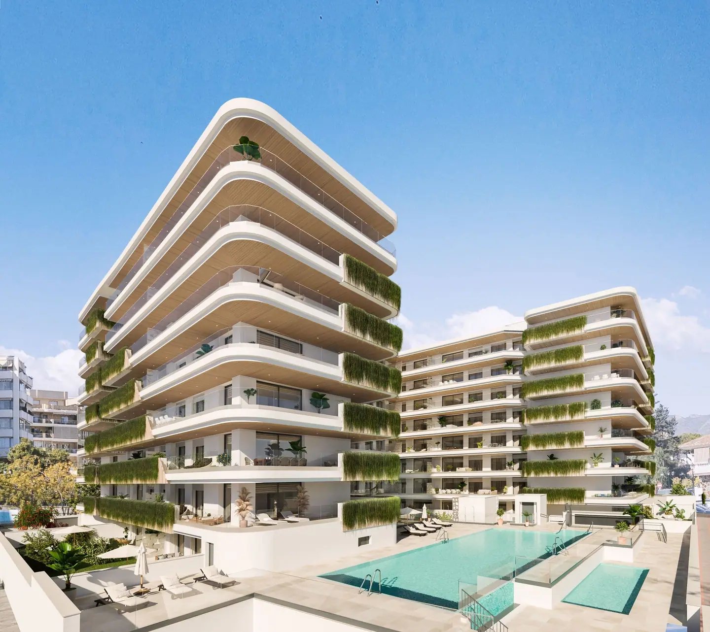 Uusia muuttovalmiita asuntoja – Jade Tower – Fuengirolan keskusta