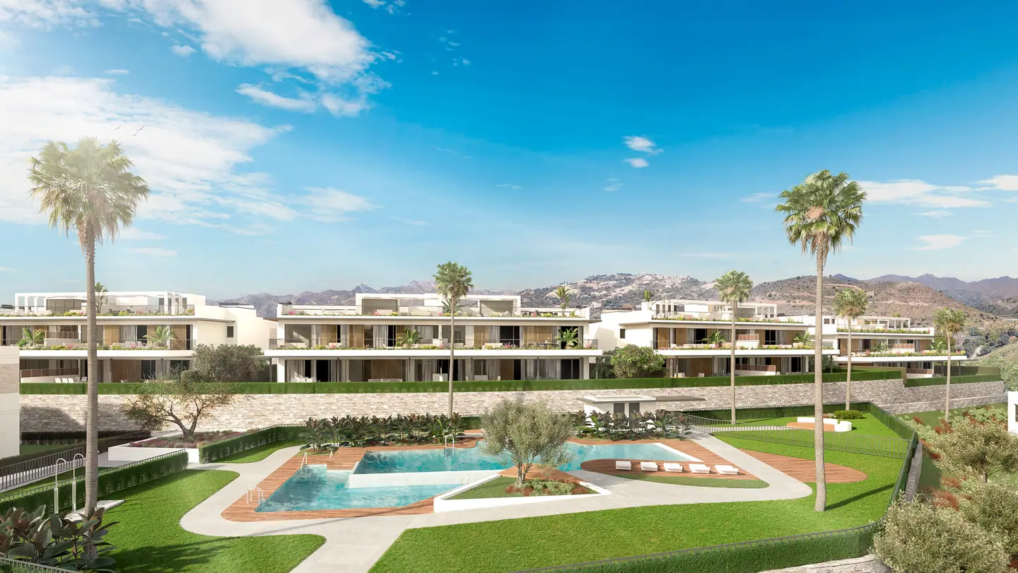 Santa Clara Homes Golf Kentän Laidalla Sijaitseva Uudiskohde, Marbella